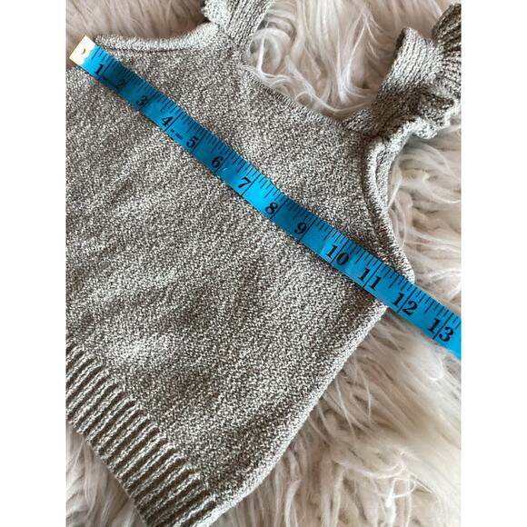 Rylee and‎ Cru Girls Sleeveless Knit Cropped Tank Top Casual Gray SZ 6 to 7years - Picture 8 of 9